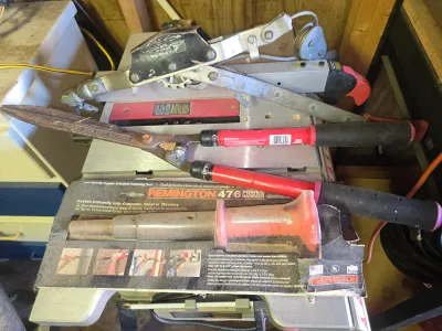 Sale Photo Thumbnail #478: Power hammer trimmers and come a long