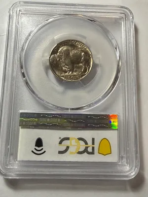 PCGS Certified 1938-D MS66 Golden Toned Buffalo Nickel Coin as Pictured.