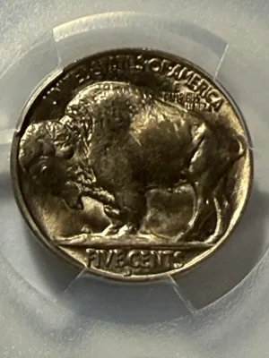 PCGS Certified 1938-D MS66 Golden Toned Buffalo Nickel Coin as Pictured.