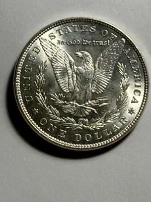 1885-P MS62/63 CONDITION MORGAN SILVER DOLLAR COIN-71F AS PICTURED.