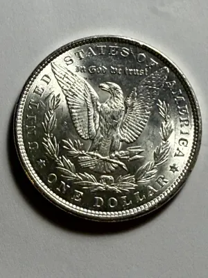 1883-P MS61/62 CONDITION MORGAN SILVER DOLLAR COIN-62A AS PICTURED.