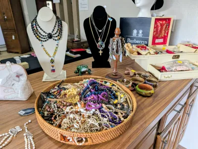 Vintage and contemporary costume jewelry