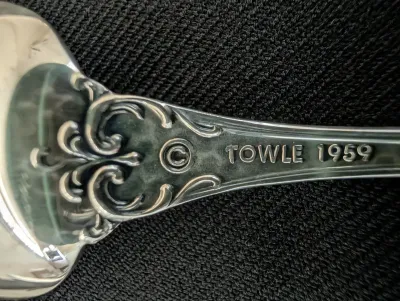 Sale Photo Thumbnail #3: Towle 1959 sterling silver flatware
