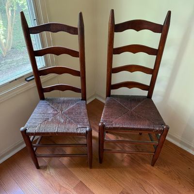 Five Ladder-back Chairs (LR-BM)