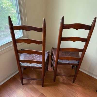 Five Ladder-back Chairs (LR-BM)