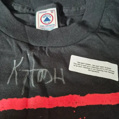 LOT 190Z: WWF Kevin Nash/NWO Collection with Signed Unworn T-shirt with COA