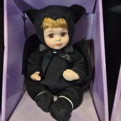 LOT 182B: Collection of Halloween Costume Porcelain Dolls
