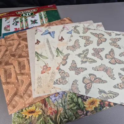 LOT 26B: HUGE Scrapbooking Collection with Stickers, Decals, Memory Frames, Page Accents & More