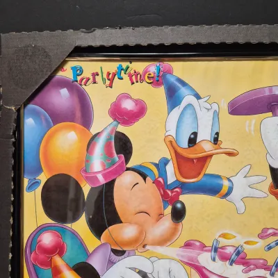 LOT 31B: Set of Four Disney/Mickey Framed Posters