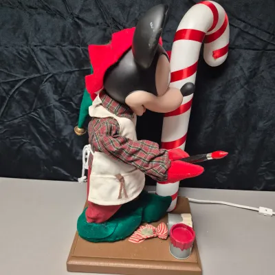 LOT 44B: Two Sets of Mickey & Minnie Holiday Animated Standees