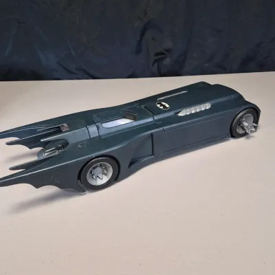 LOT 181B: Vintage 1992-94 Batman Animated Series/Legends of Batman Batmobiles