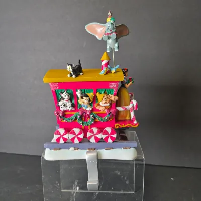 LOT 54B: Disney Musical Train Stocking Holder Set-Never Used