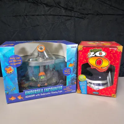 LOT 57B: Vintage Undersea Encounter Aquarium (NIB) & Challenge 20 Questions Game