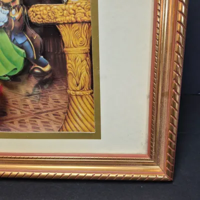 LOT 30B: Mickey and Friends Ballroom 3D Shadowbox Art & "Happiest Celebration on Earth" Special Edition Print with COA