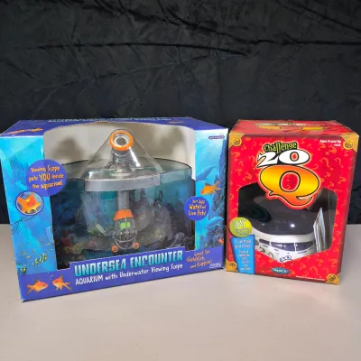 LOT 57B: Vintage Undersea Encounter Aquarium (NIB) & Challenge 20 Questions Game