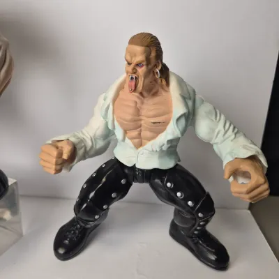 LOT 46B: Vintage 1998-99 WWF Maximum Sweat Action Figures