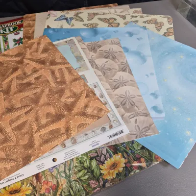 LOT 26B: HUGE Scrapbooking Collection with Stickers, Decals, Memory Frames, Page Accents & More
