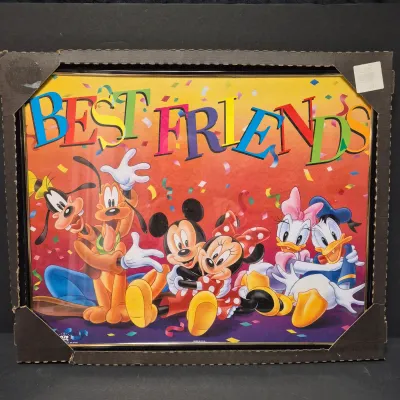 LOT 31B: Set of Four Disney/Mickey Framed Posters