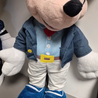 LOT 38B: Plush Sailor Mickey & Minnie Standing Porch Greeters