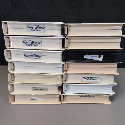 LOT 28B: Vintage Clamshell VHS Collection-Disney, Small Soldiers, Alvin and the Chipmunks & More