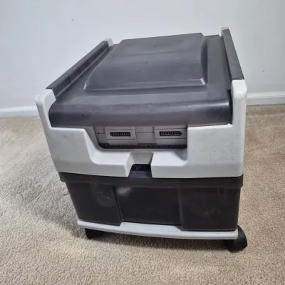 LOT 198Z: Super Nintendo Console & Controllers in Rolling Storage Cart
