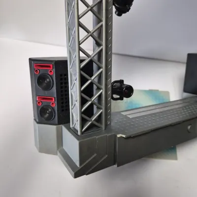 LOT 47B: Vintage WWF Titan Tron Entrance Stage & Talking/Action Monster Trucks with Undertaker, Stone Cold & Legion of Doom