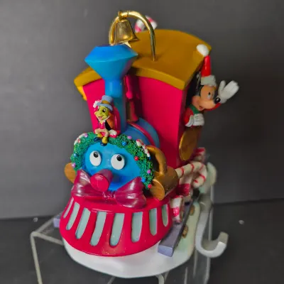 LOT 54B: Disney Musical Train Stocking Holder Set-Never Used