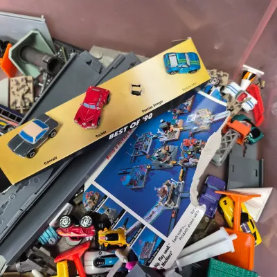 LOT 186B: Huge Collection of Vintage Micro Machines Cars & Playsets