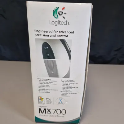 LOT 58B: Never Used-Optimus Pro50MX Headphones, Microsoft Cooling Base, Logitech Cordless Mouse, Large Print Keyboard