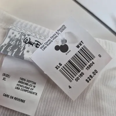 LOT 24B: Assortment of Disney Ladies Clothing-Some New with Tags with Universal Studios & Hard Rock Cafe
