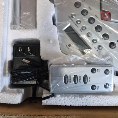 LOT 13B: New in Box Electro Brand Vertical Stereo System CD Player/Radio
