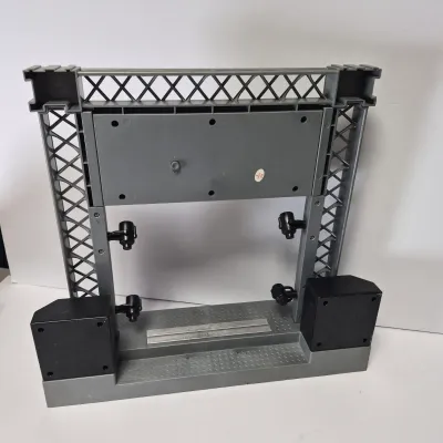 LOT 47B: Vintage WWF Titan Tron Entrance Stage & Talking/Action Monster Trucks with Undertaker, Stone Cold & Legion of Doom
