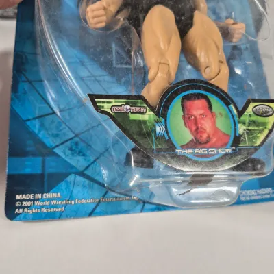 LOT 191Z: Vintage WWF Collection-Chris Jericho Autographs, Raw Magazines, Big Show Action Figure & More