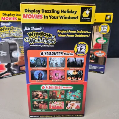 LOT 2B: Set of 3 Sealed Star Shower Window Wonderland Projector Systems