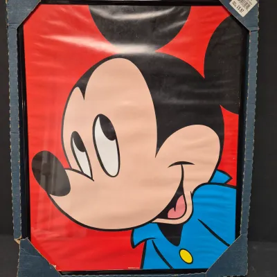 LOT 31B: Set of Four Disney/Mickey Framed Posters