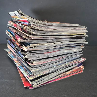 LOT 33B: Large Collection of WWF Magazines from Late 90s-Early 2000s