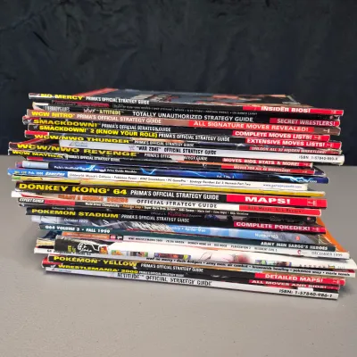 LOT 34B: Collection of Gaming Magazines-Pokémon, Prima's Official Strategy Guide, Game Informer & More