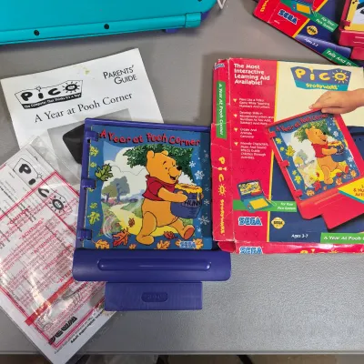 LOT 25B: Vintage Sega Pico Video Game Console with Educational Games