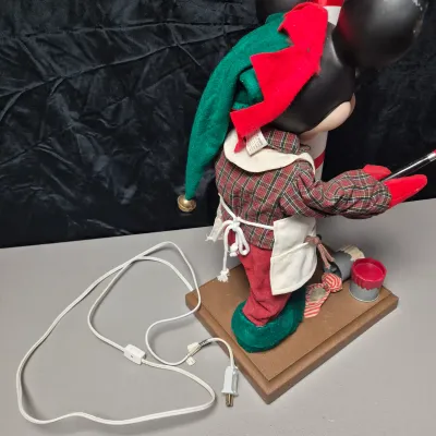LOT 44B: Two Sets of Mickey & Minnie Holiday Animated Standees