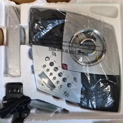 LOT 13B: New in Box Electro Brand Vertical Stereo System CD Player/Radio