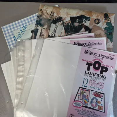 LOT 26B: HUGE Scrapbooking Collection with Stickers, Decals, Memory Frames, Page Accents & More