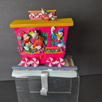 LOT 54B: Disney Musical Train Stocking Holder Set-Never Used