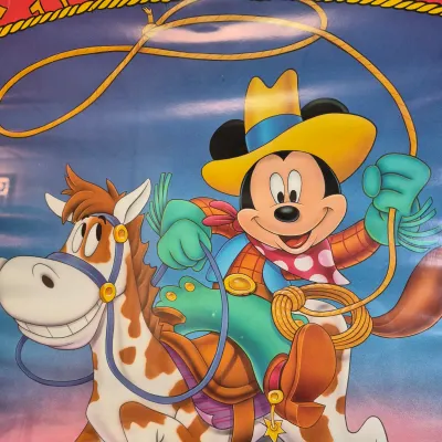 LOT 31B: Set of Four Disney/Mickey Framed Posters