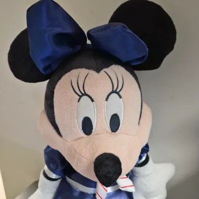 LOT 38B: Plush Sailor Mickey & Minnie Standing Porch Greeters