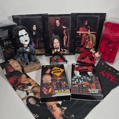 LOT 195Z: WWF Collection with Kane, Undertaker, Sting & More