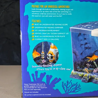 LOT 57B: Vintage Undersea Encounter Aquarium (NIB) & Challenge 20 Questions Game