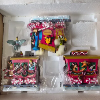 LOT 54B: Disney Musical Train Stocking Holder Set-Never Used