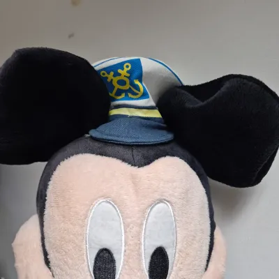 LOT 38B: Plush Sailor Mickey & Minnie Standing Porch Greeters