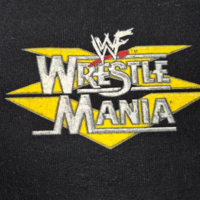 LOT 192Z: Stone Cold & The Rock Autographed Plaques, 1999 WWF WrestleMania T-Shirt & More