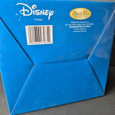 LOT 53B: Mickey Light-Up Porcelain Village (NIB) & Mickey Snowman Light-Up Figurine